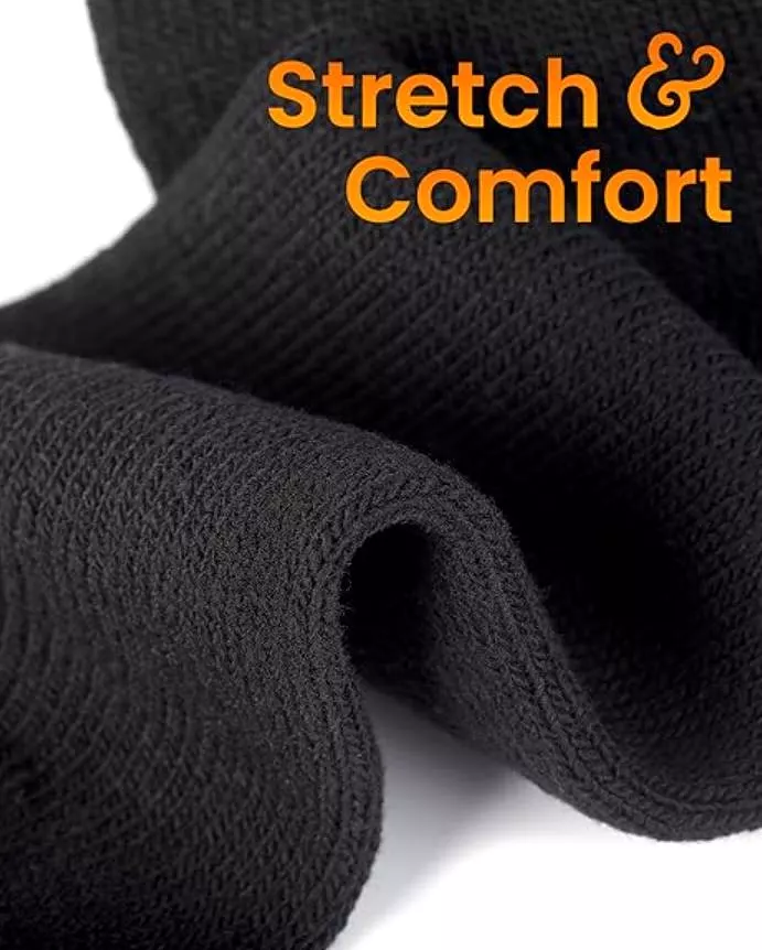 30 Pairs X Mens Heavy Duty Thermal Cotton Work Thick Winter Heated Crew Socks