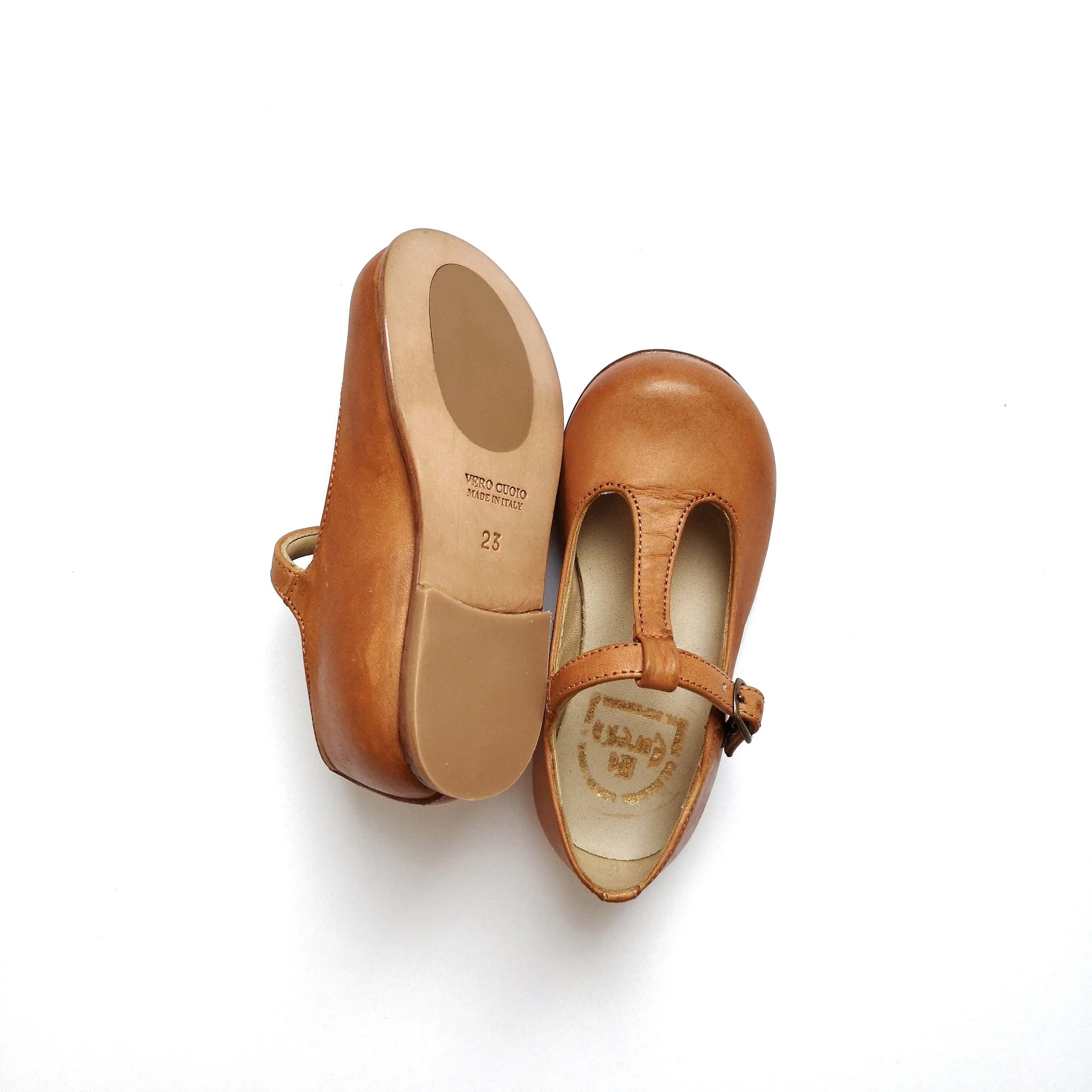 [30%OFF] T-strap Ballerina -Natural brown (in-stock)