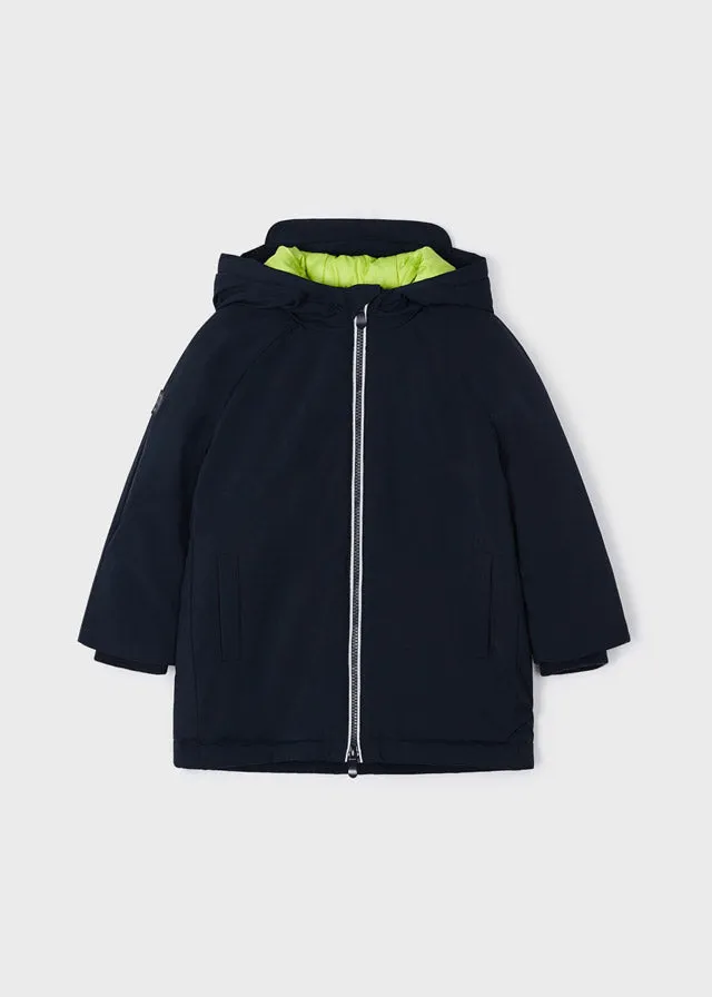 4442- Parka for boy - Deep Blue