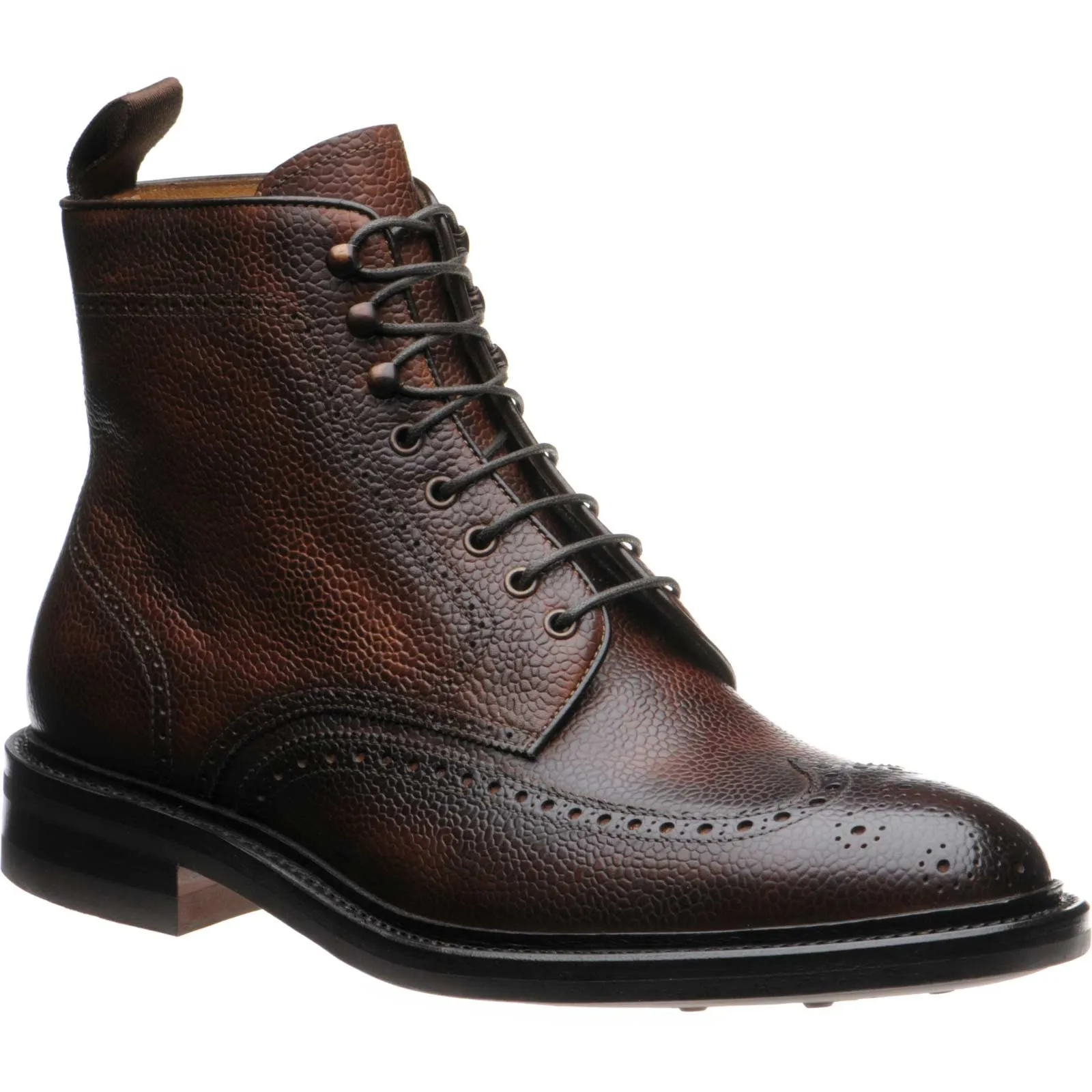 8922 rubber-soled brogue boots