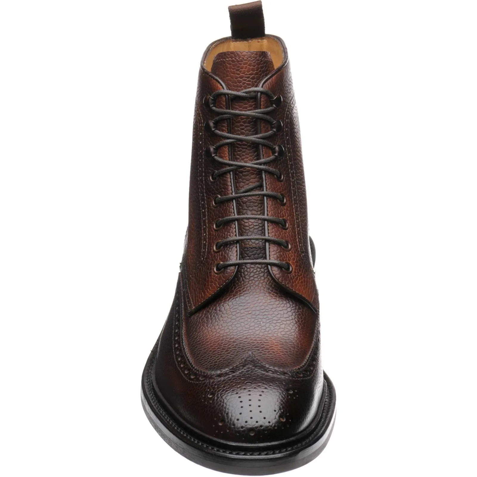 8922 rubber-soled brogue boots