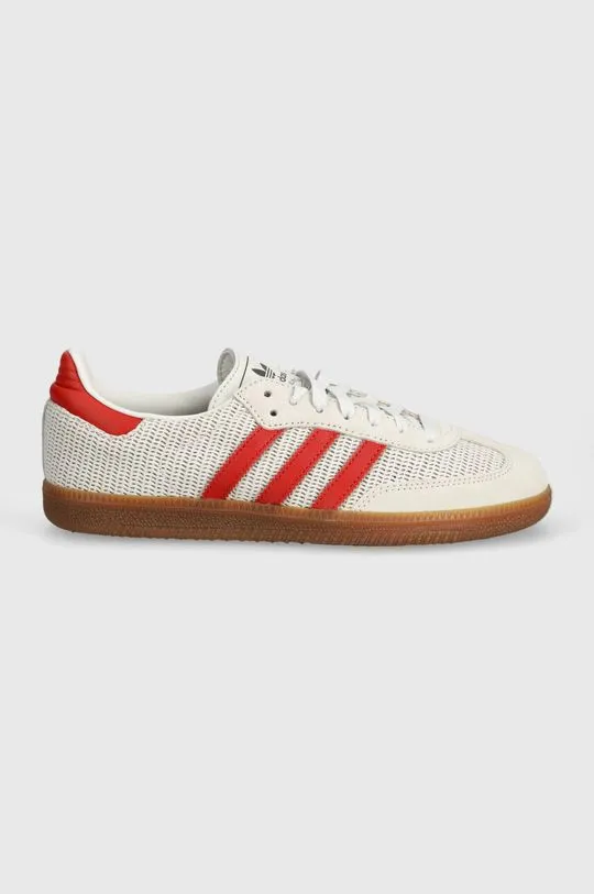 adidas Samba OG Crystal White Preloved Red IG1380