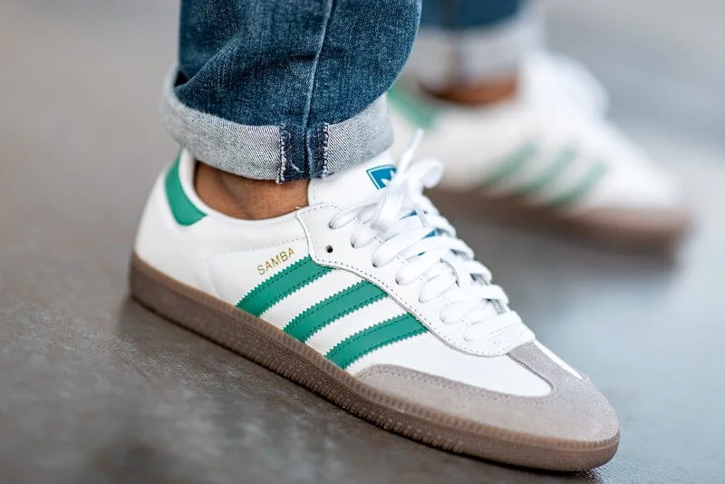 adidas Samba OG Footwear White Green