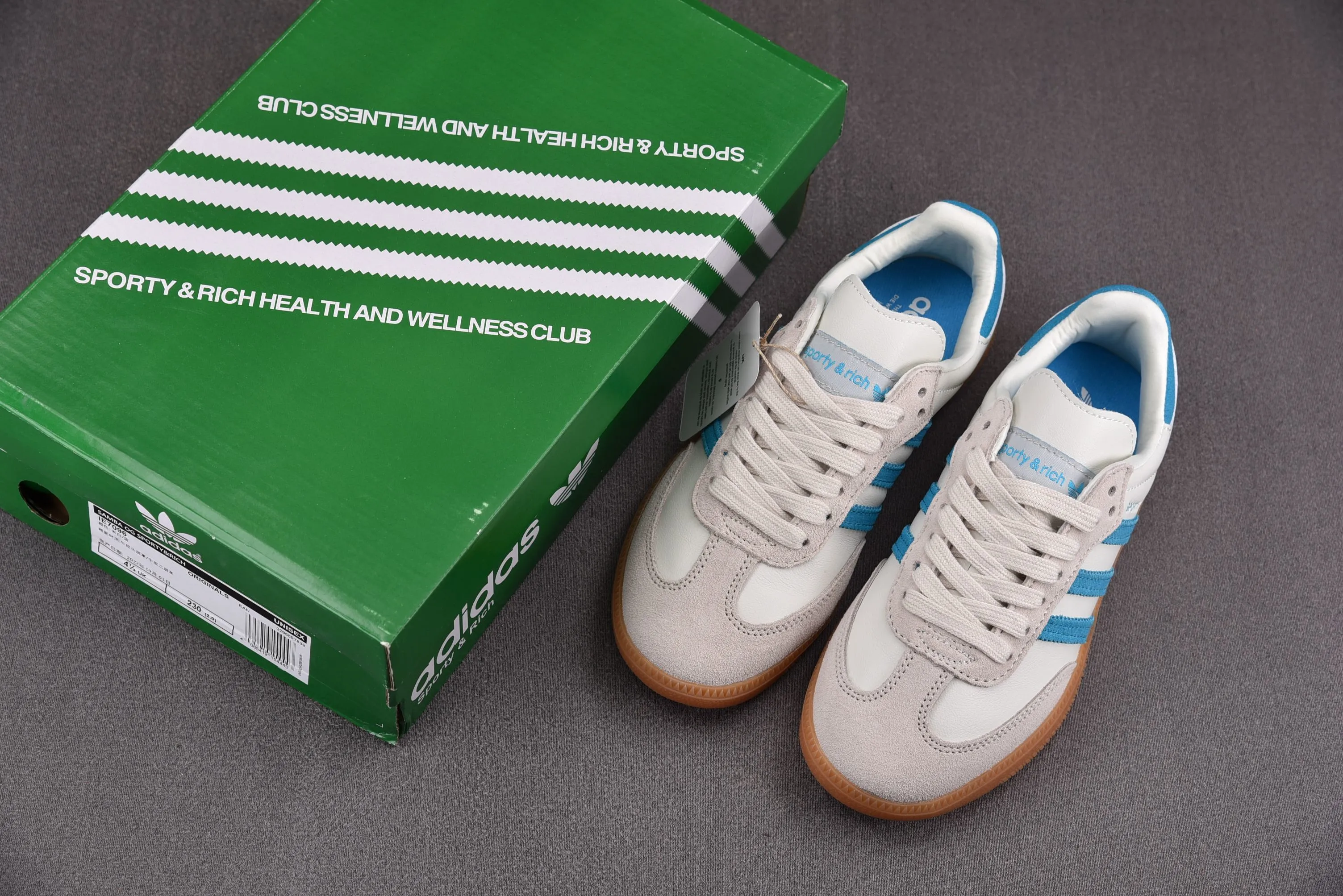 adidas Samba OG Sporty & Rich Cream Blue