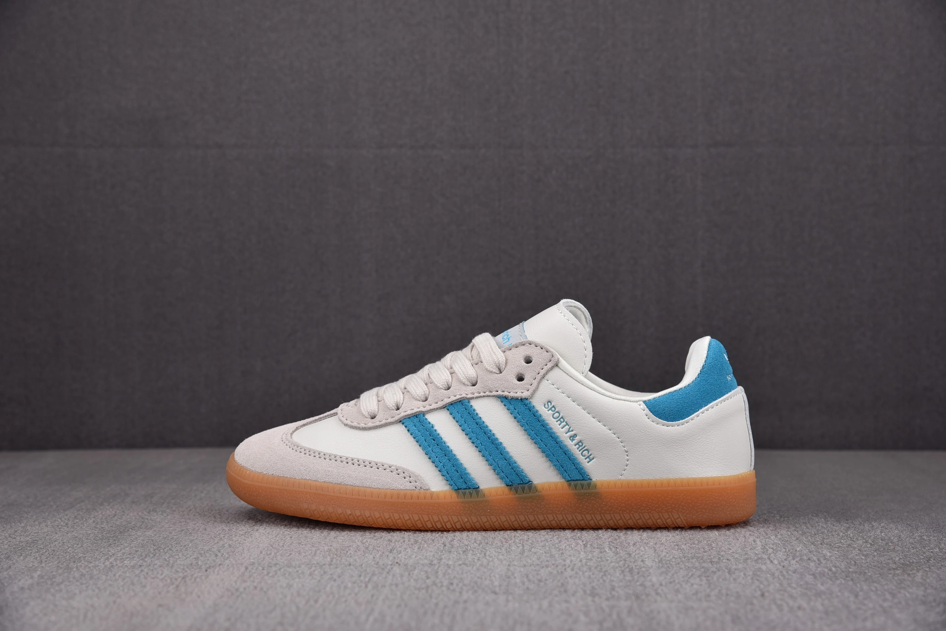 adidas Samba OG Sporty & Rich Cream Blue