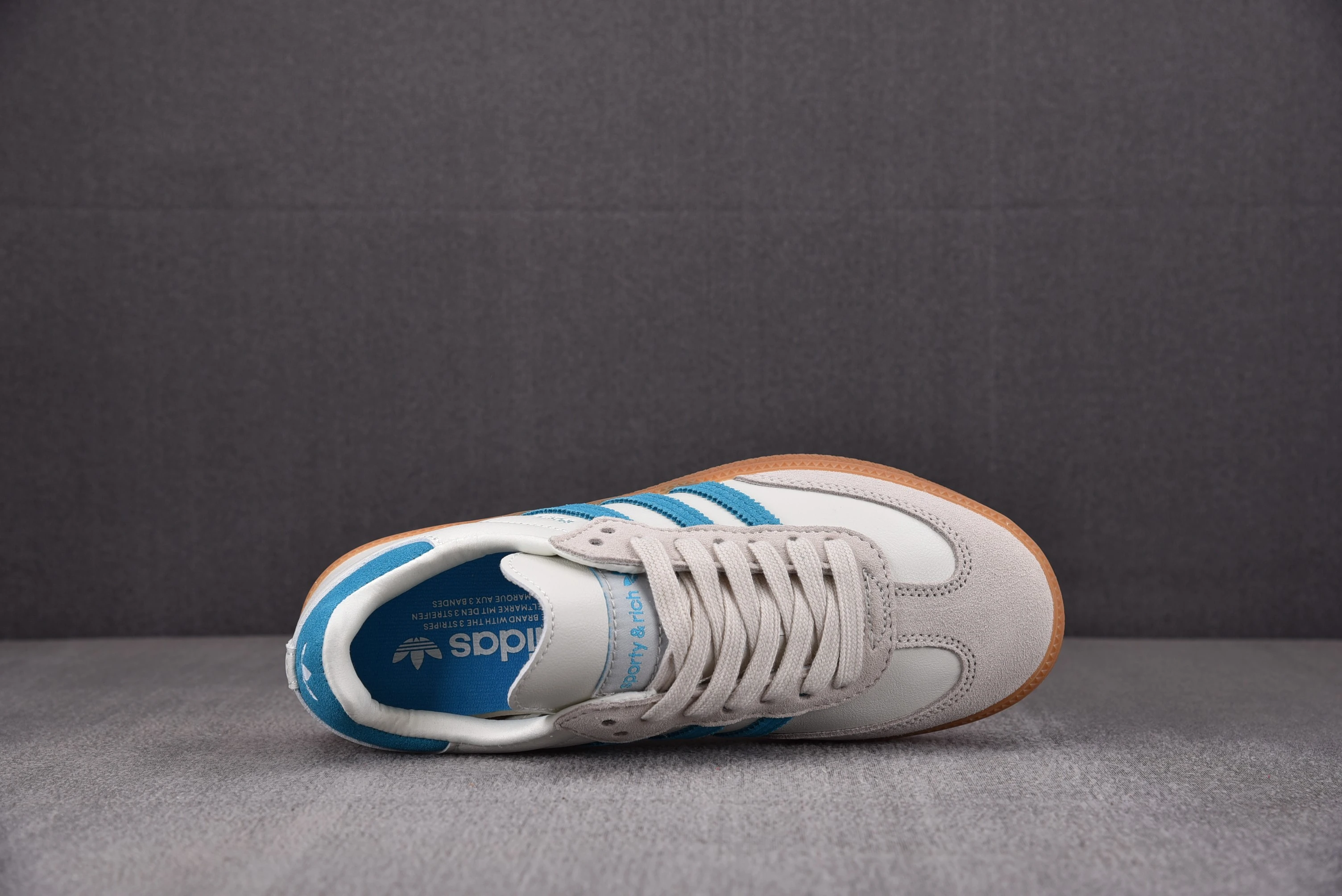 adidas Samba OG Sporty & Rich Cream Blue