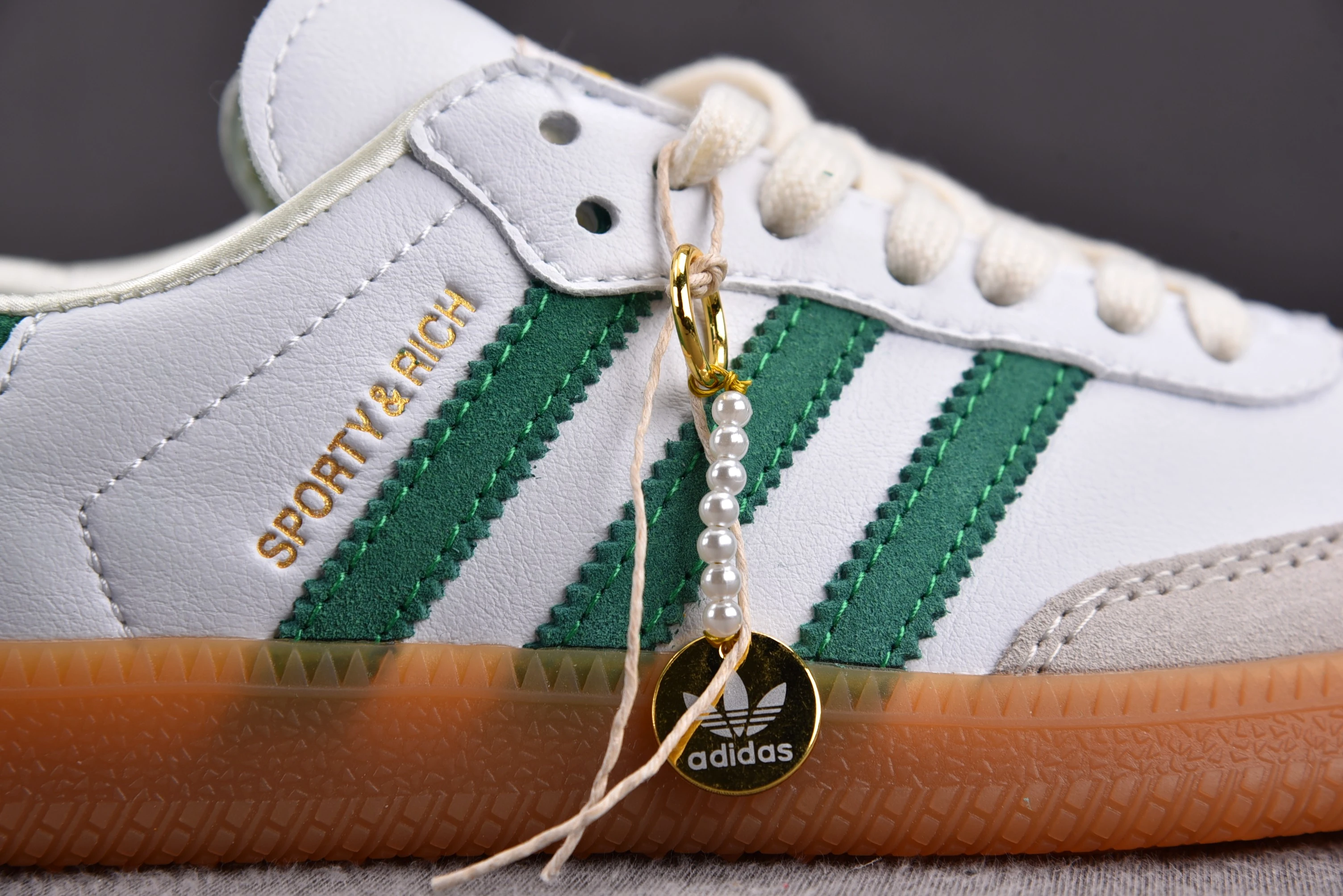 adidas Samba OG Sporty & Rich White Green