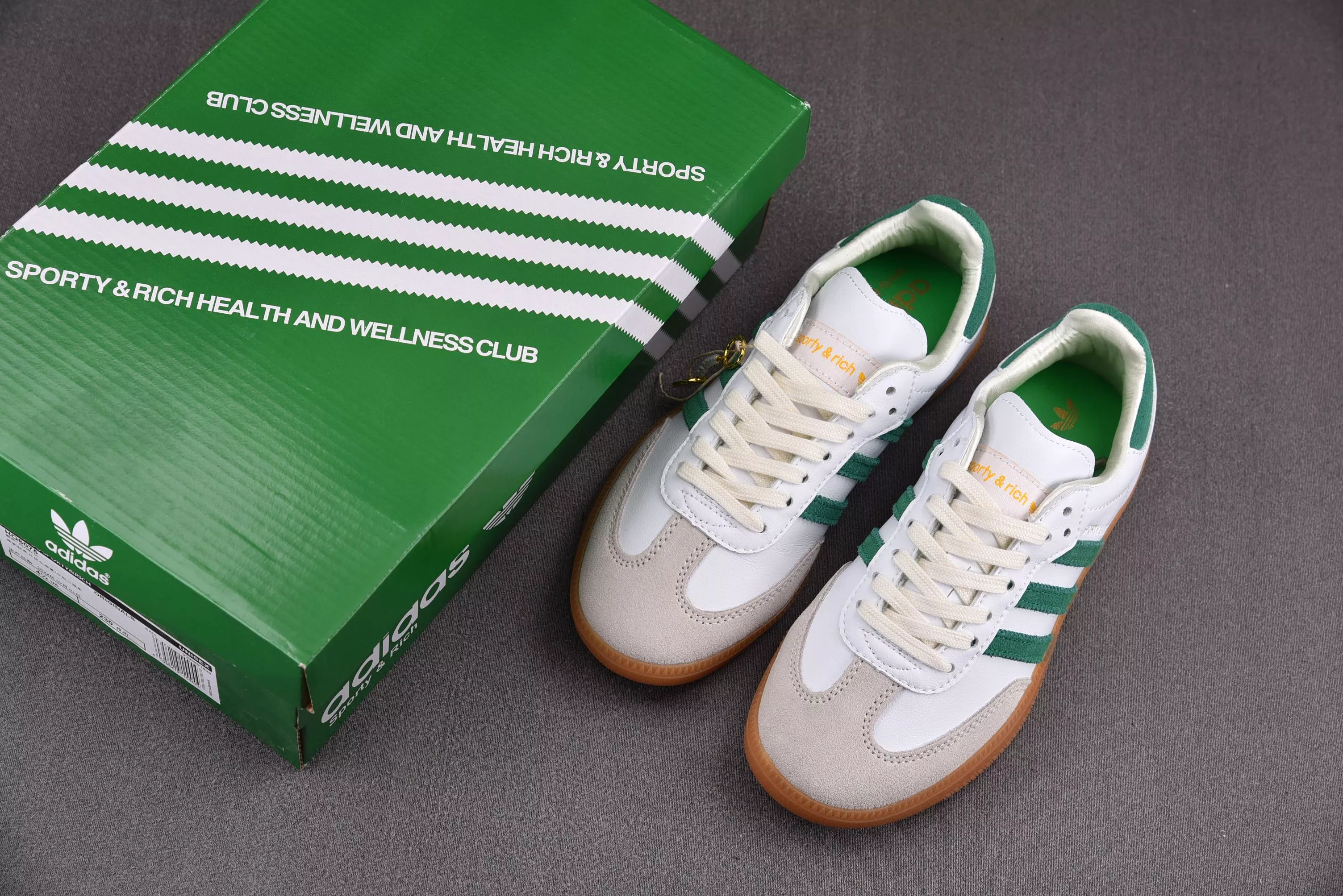 adidas Samba OG Sporty & Rich White Green