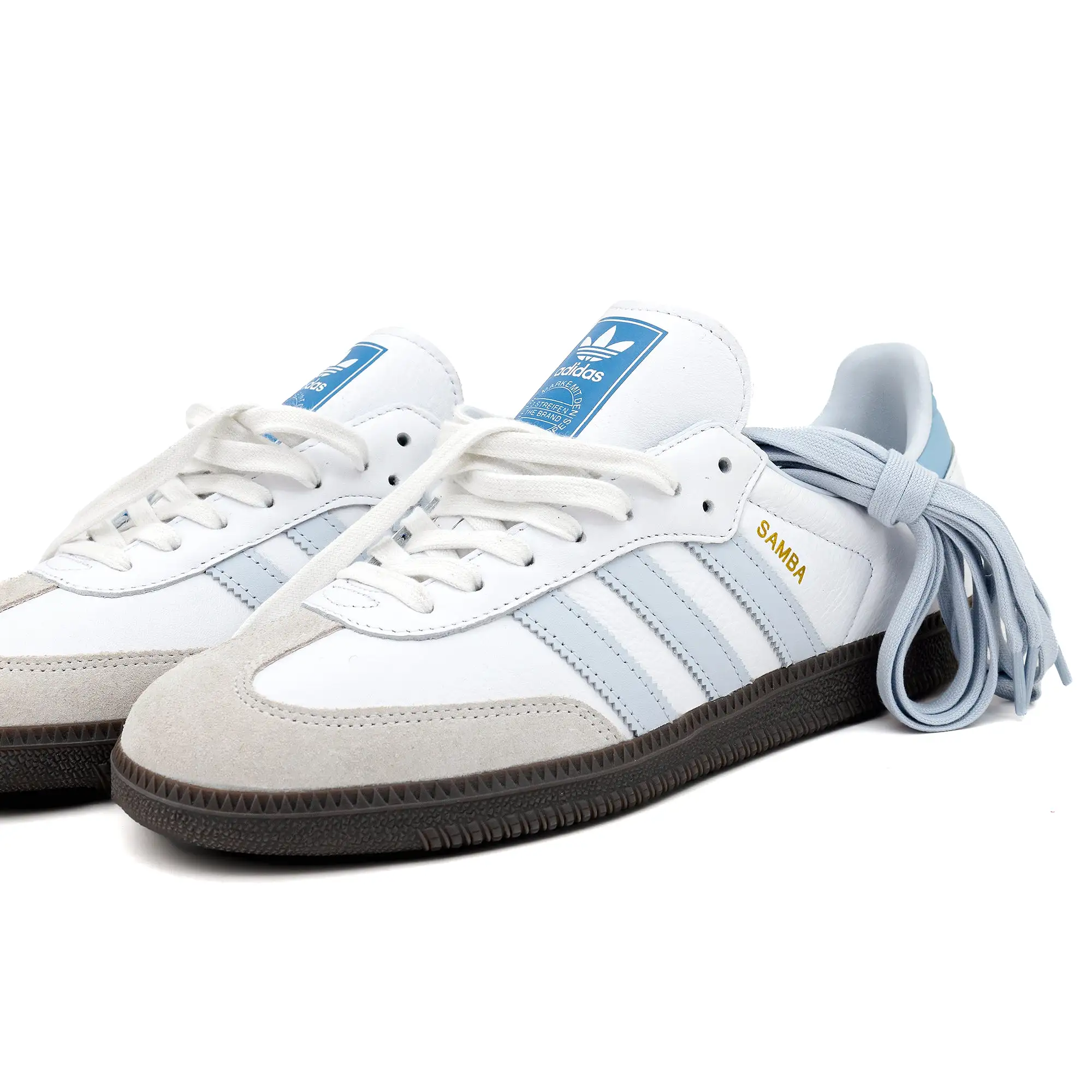 adidas Samba OG White & Blue ID2055