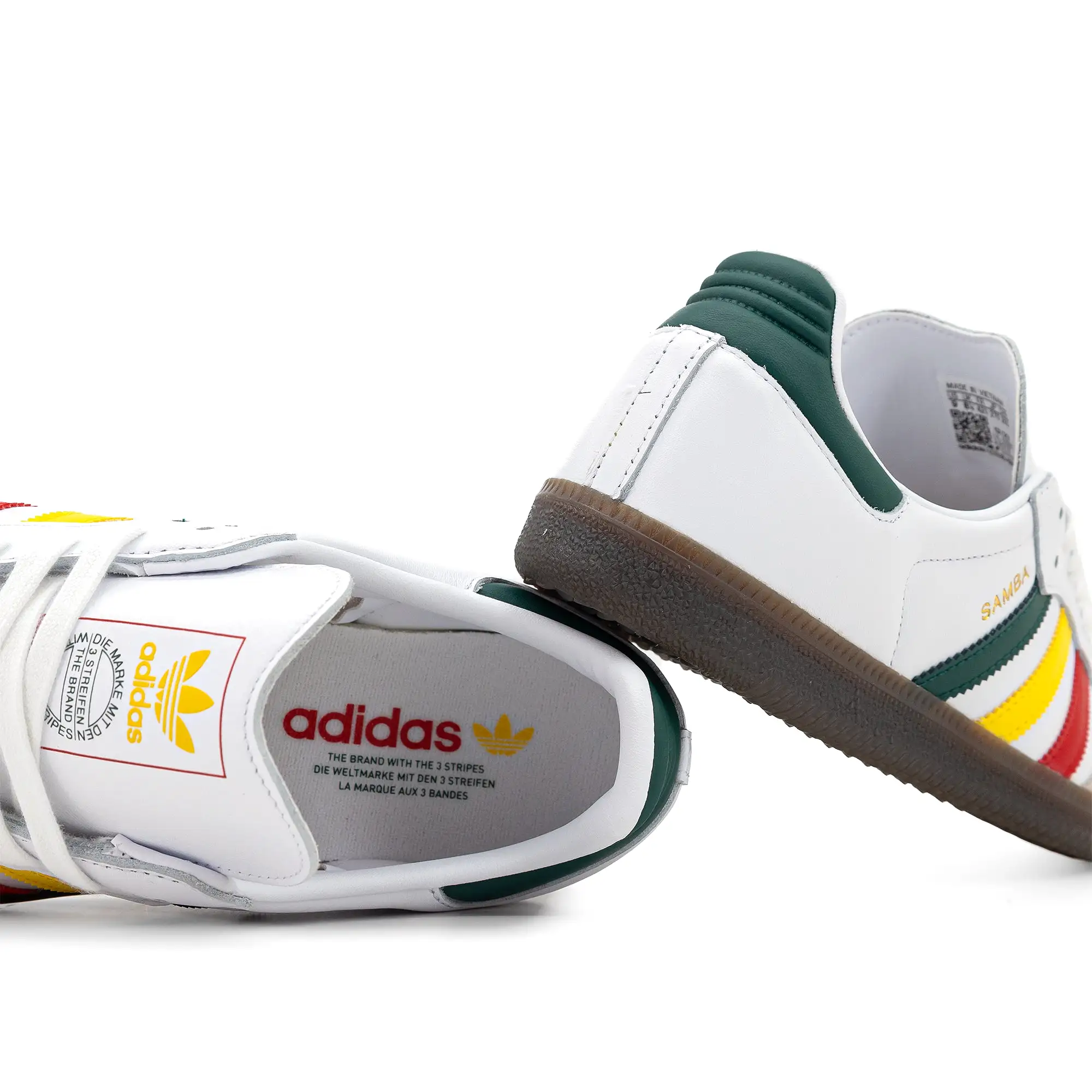 adidas Samba OG White/Yellow/Green IH3118