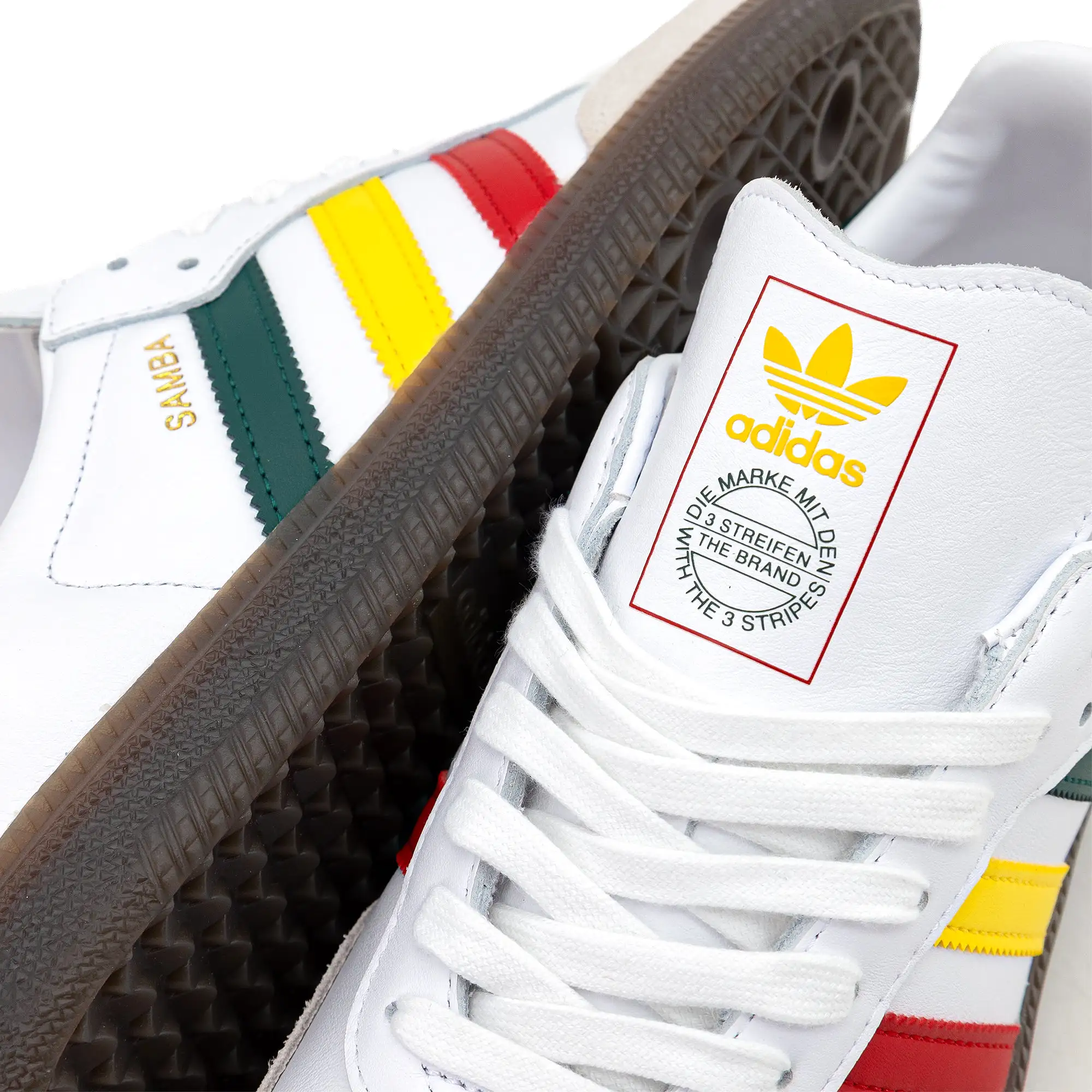 adidas Samba OG White/Yellow/Green IH3118