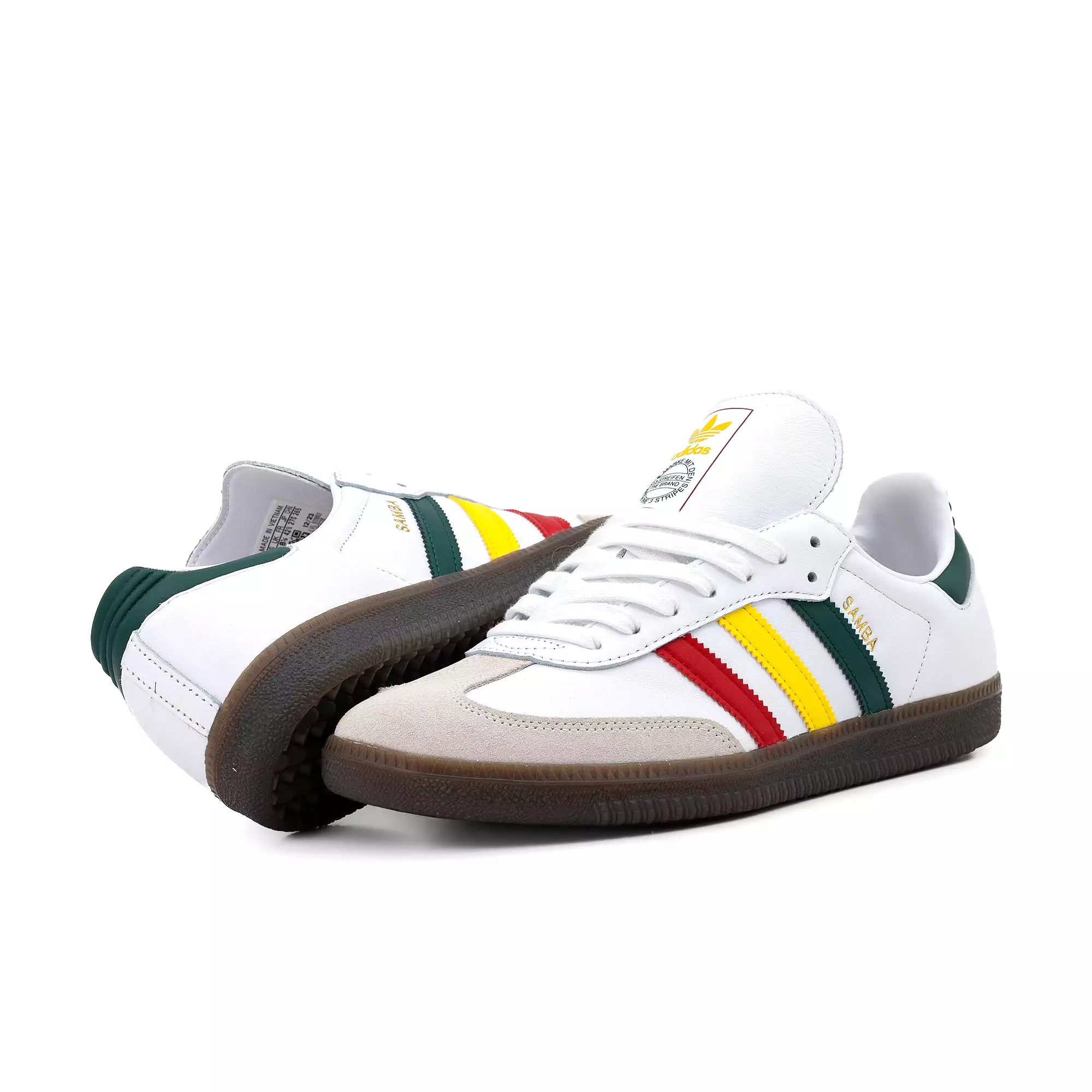 adidas Samba OG White/Yellow/Green IH3118