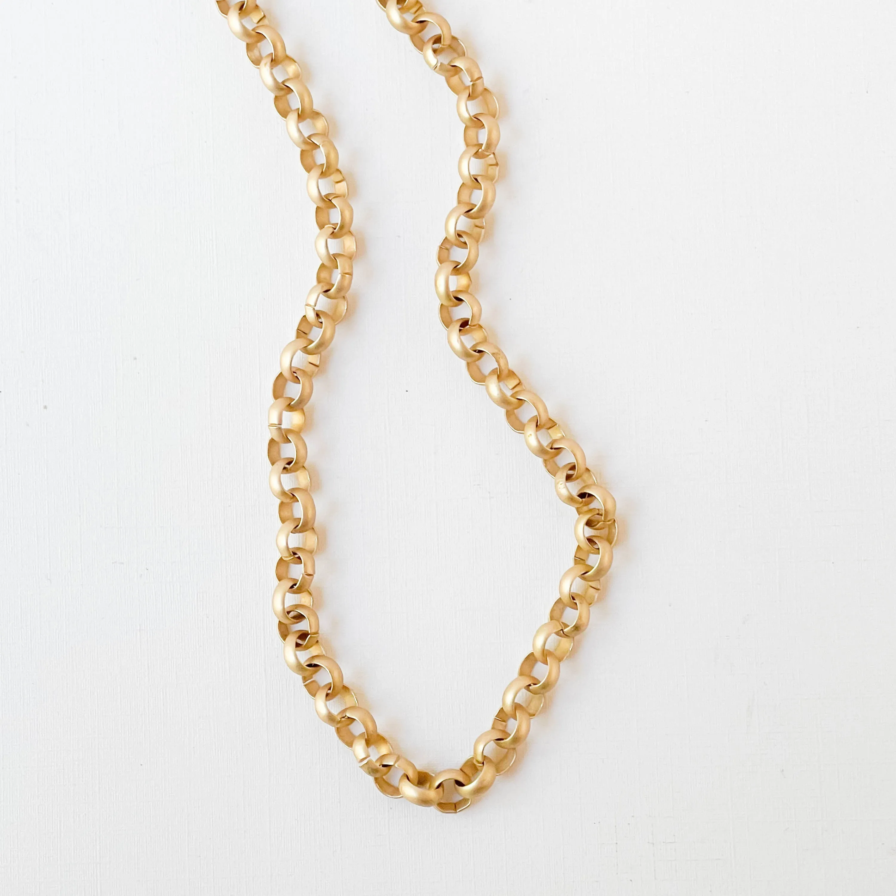 Adjustable Chunky Gold Necklace - WS