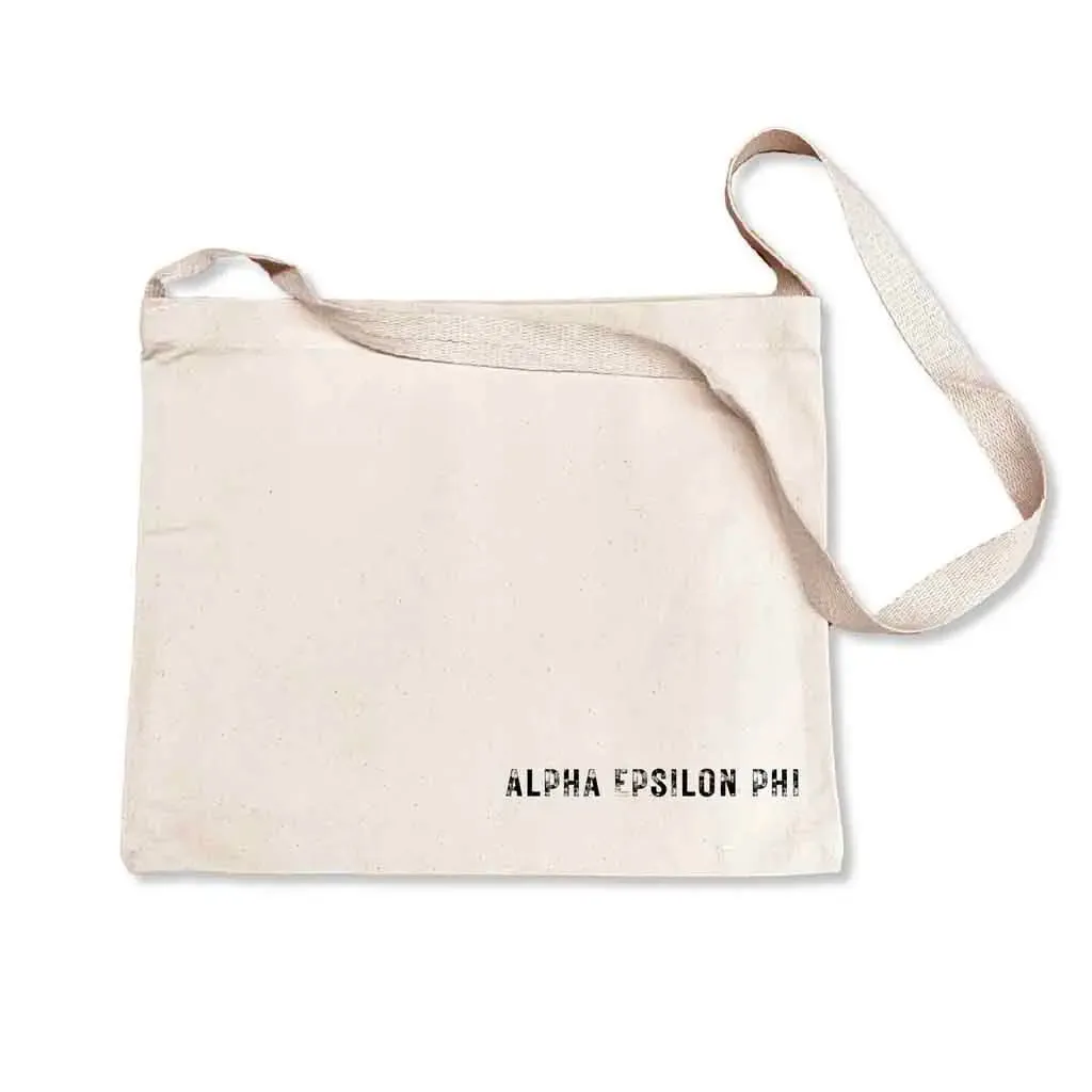 Alpha Epsilon Phi Sorority Messenger Bag with Cross Body Strap