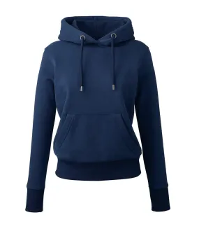 Anthem Womens/Ladies Organic Hoodie (Navy) - UTPC4319