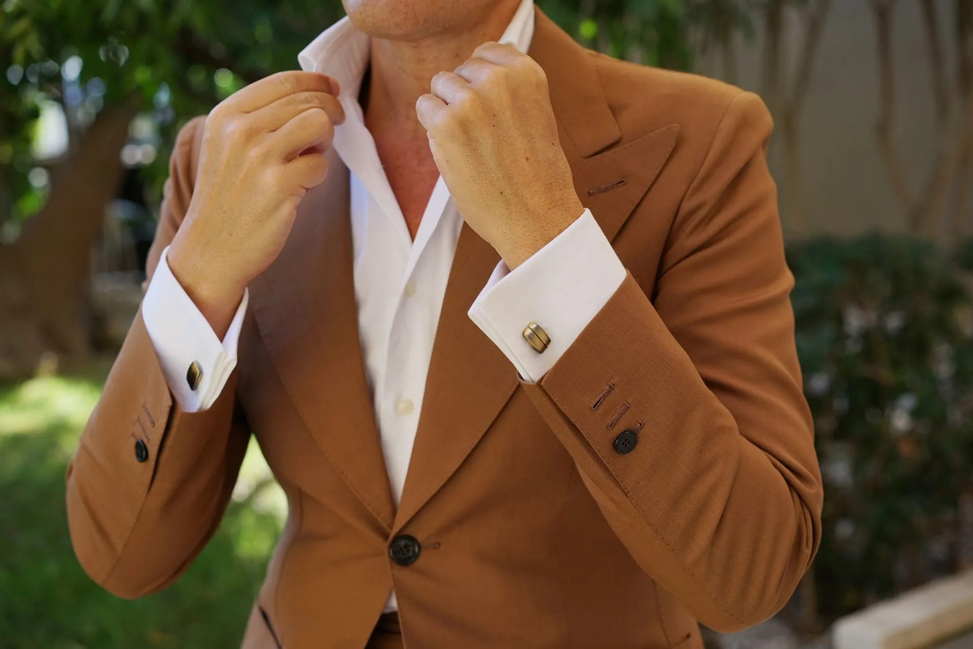 Antique Brass Renn Cufflinks