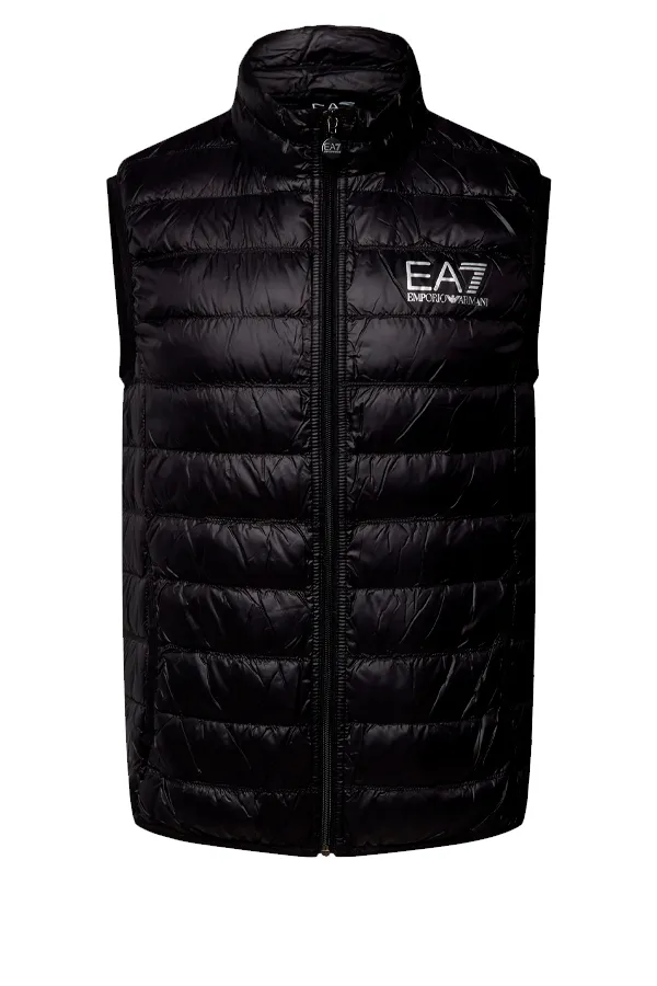 Armani EA7 Quilted Vest Black