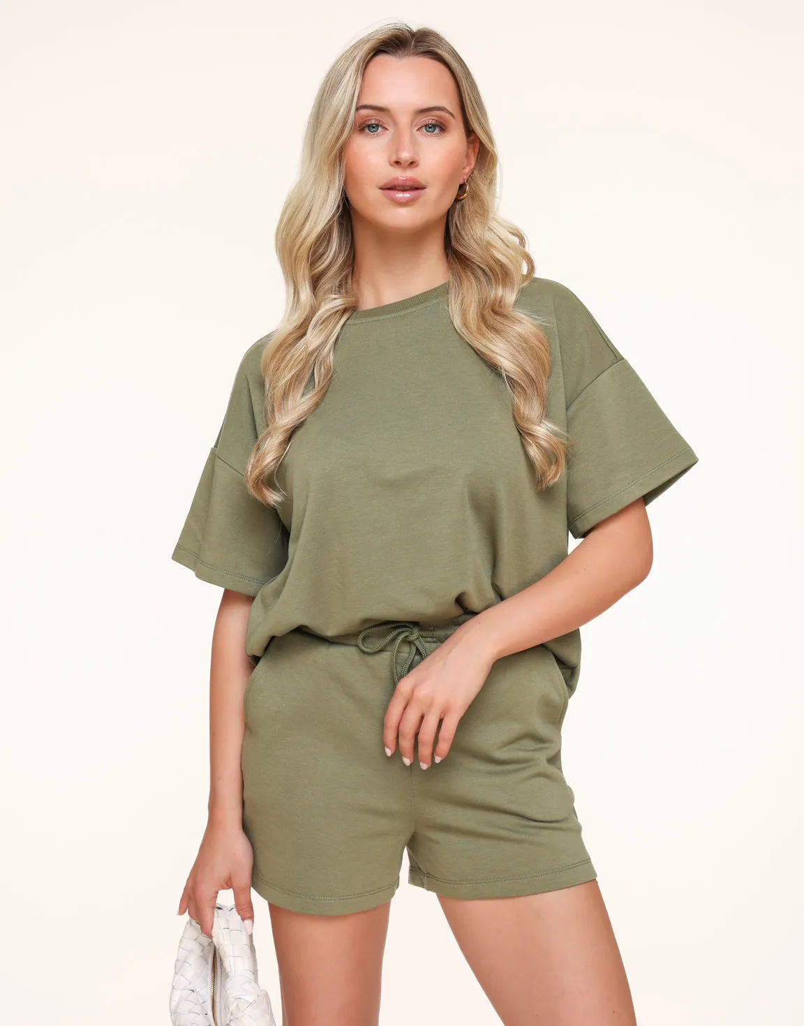 Army Groene Zomerse Jogging SS - Sweater