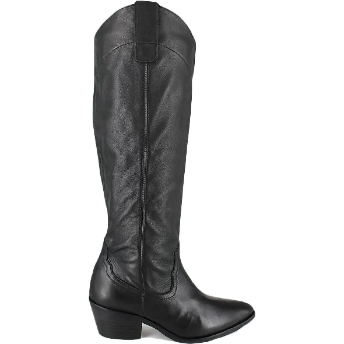 Artisan By Zigi Womens Aylivia Leather Pointed Toe Knee-High Boots