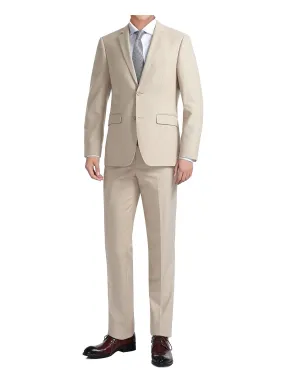 Azzuro Men 2-Piece Suit Set with Jacket and Dress Pants, Slim Fit Size 44L