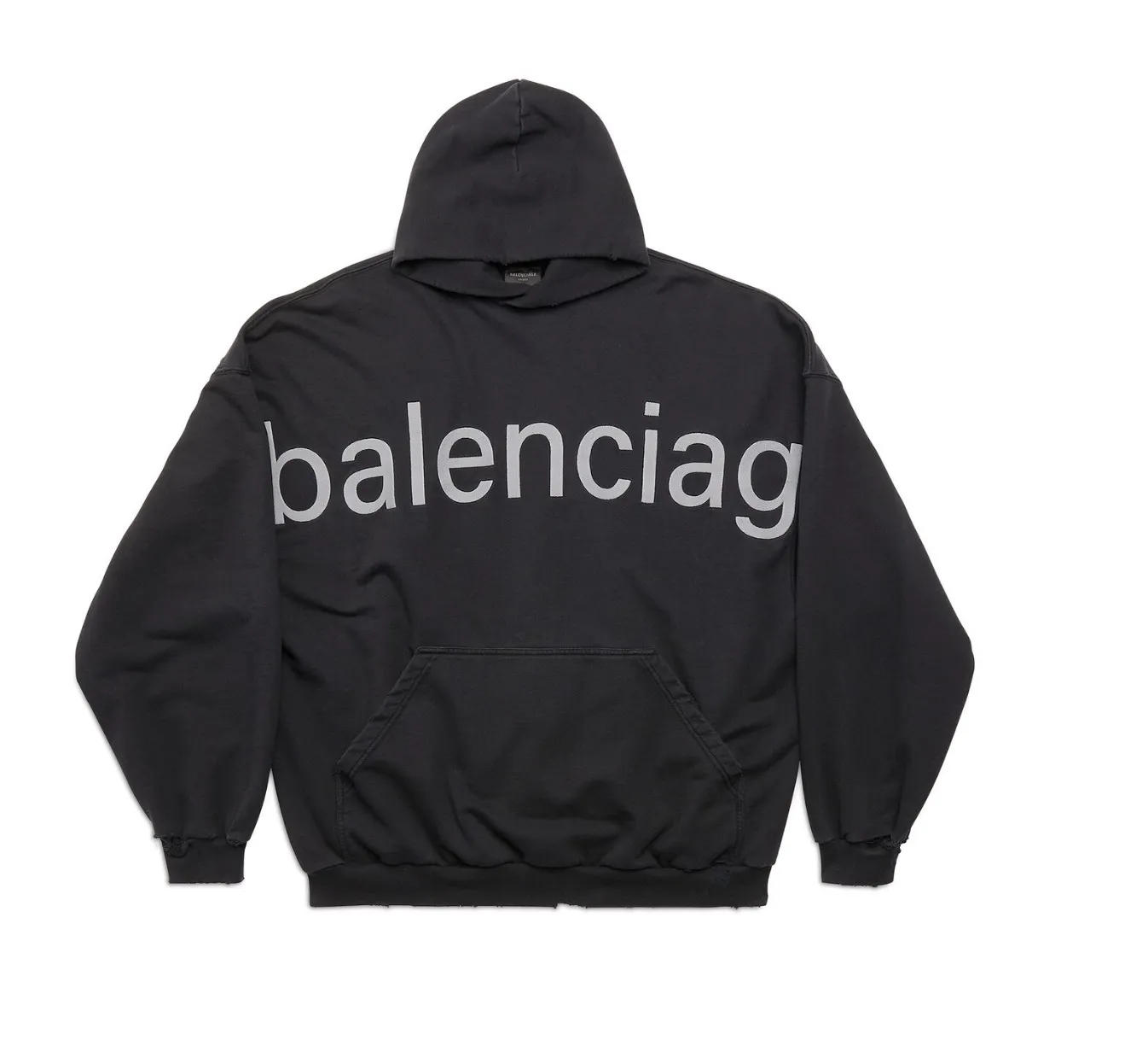 BALENCIAGA  |Bal.com Hoodie Oversized in White