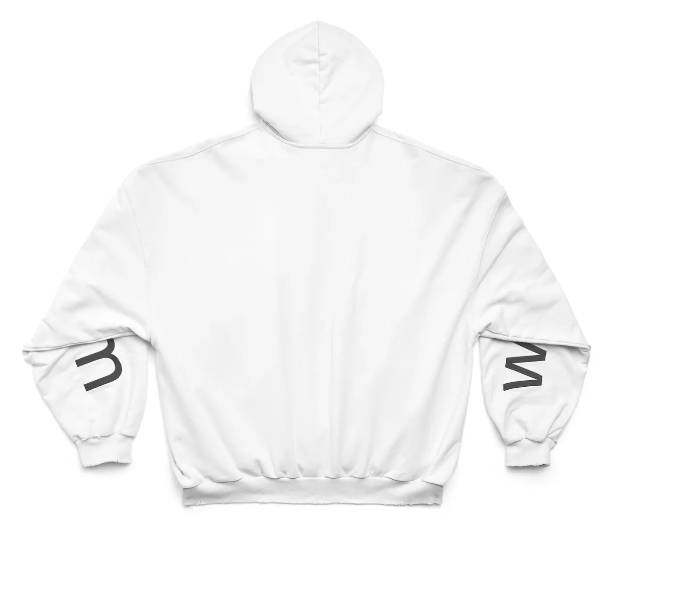 BALENCIAGA  |Bal.com Hoodie Oversized in White