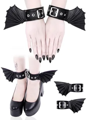 Bat Cuff Ankle Bracelets