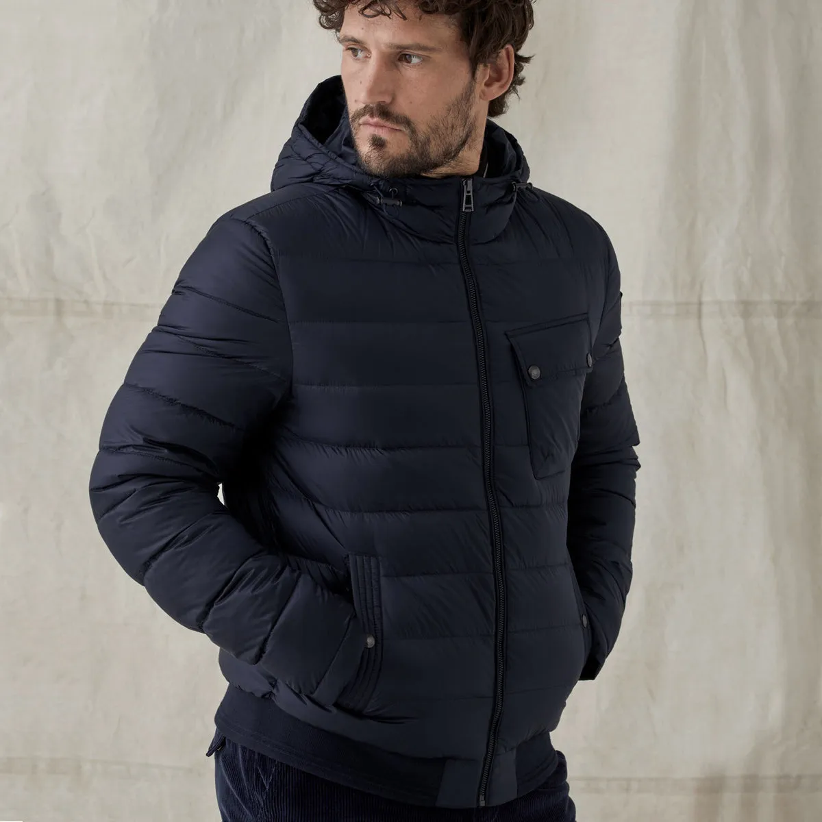 Belstaff - Streamline Down Puffer Jacket in Dark Ink