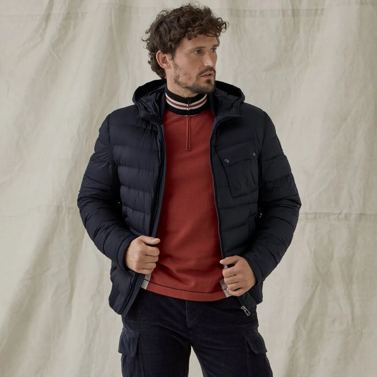 Belstaff - Streamline Down Puffer Jacket in Dark Ink