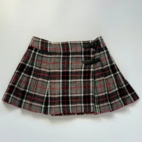 Bonpoint Wool Tartan Kilt Style Skirt: 10 Years