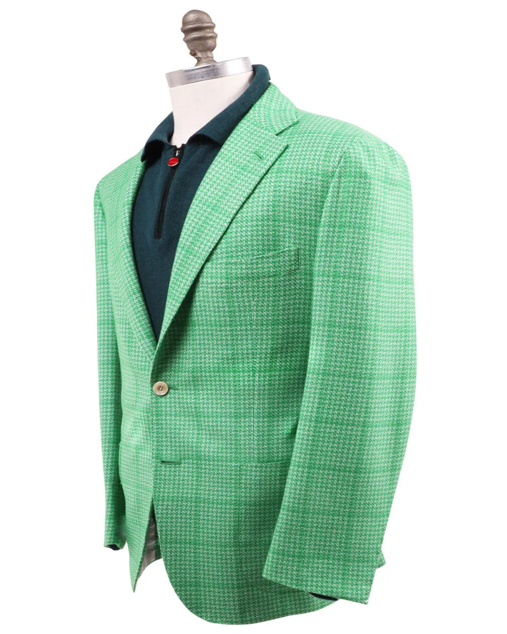 Bright Green and White Sportcoat