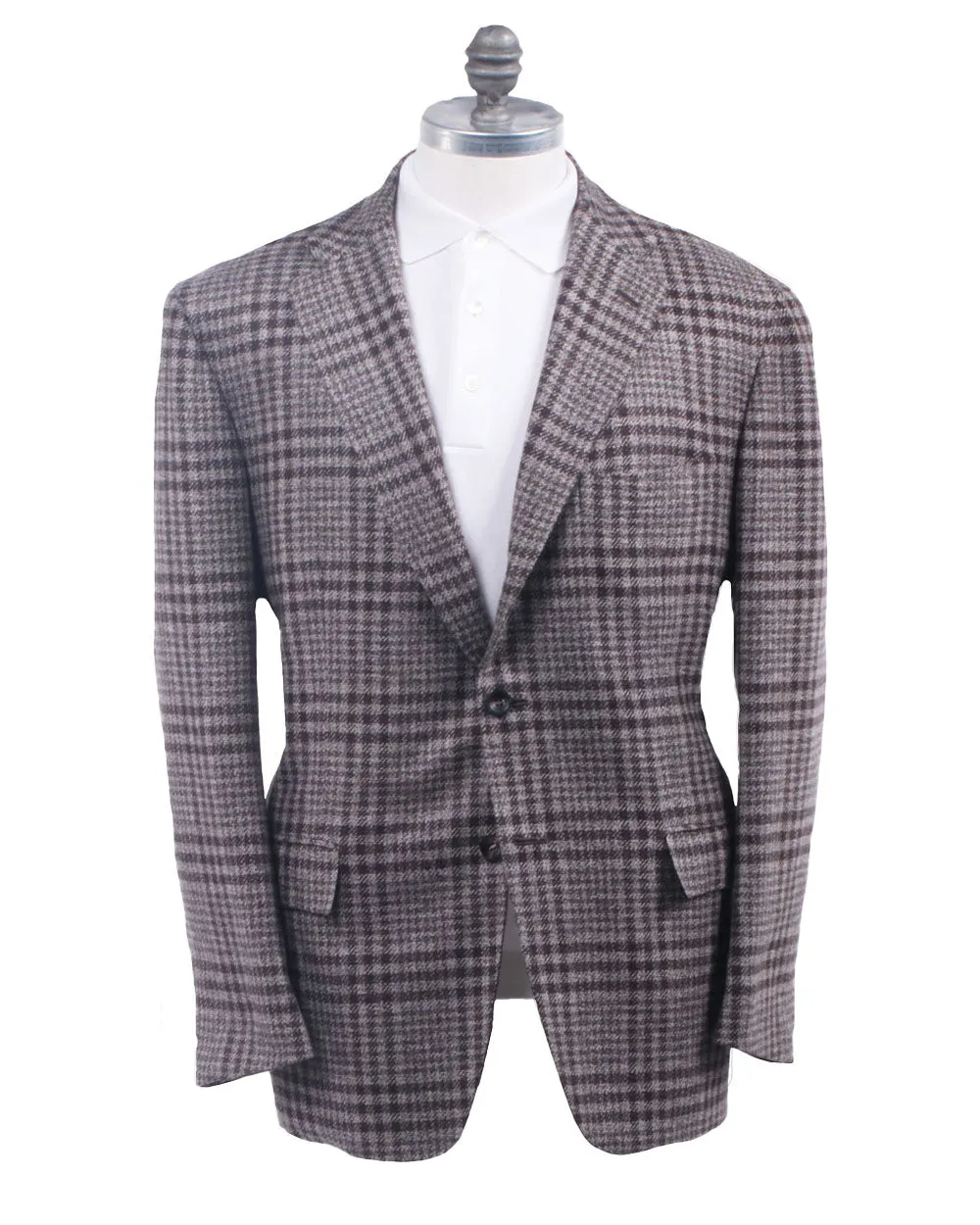 Brown and Tan Glen Plaid Sportcoat