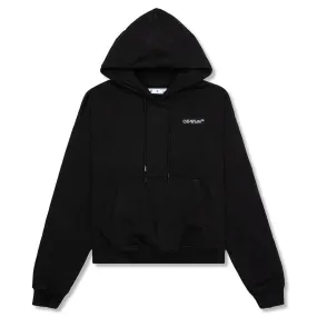 Caravaggio Crowning Over Hoodie - Black/White