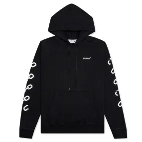 Chain ARR Slim Hoodie - Black/White