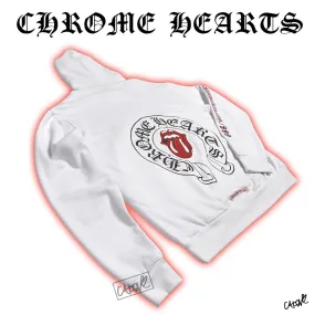 CHROME HEARTS  |Lick & Tongue Horseshoe Hoodie