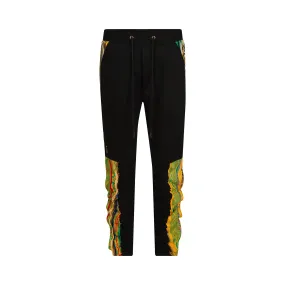 COOGI Sweater Pieced Fleece Jogger - Black