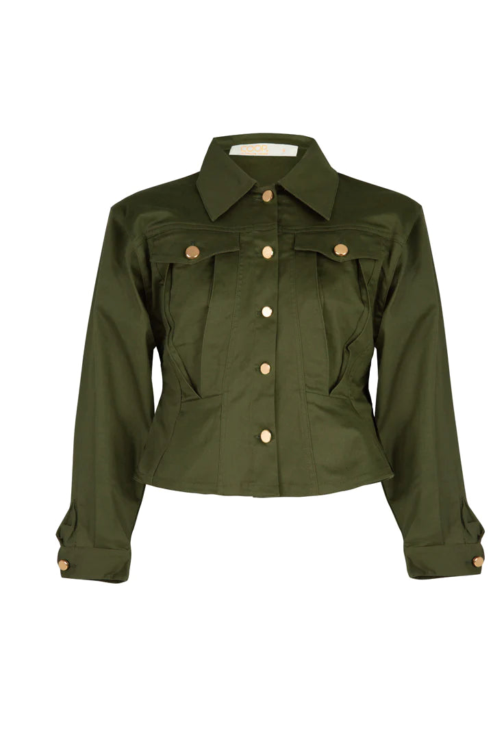 COOP by Trelise Cooper - Taper Trail Jacket Olive