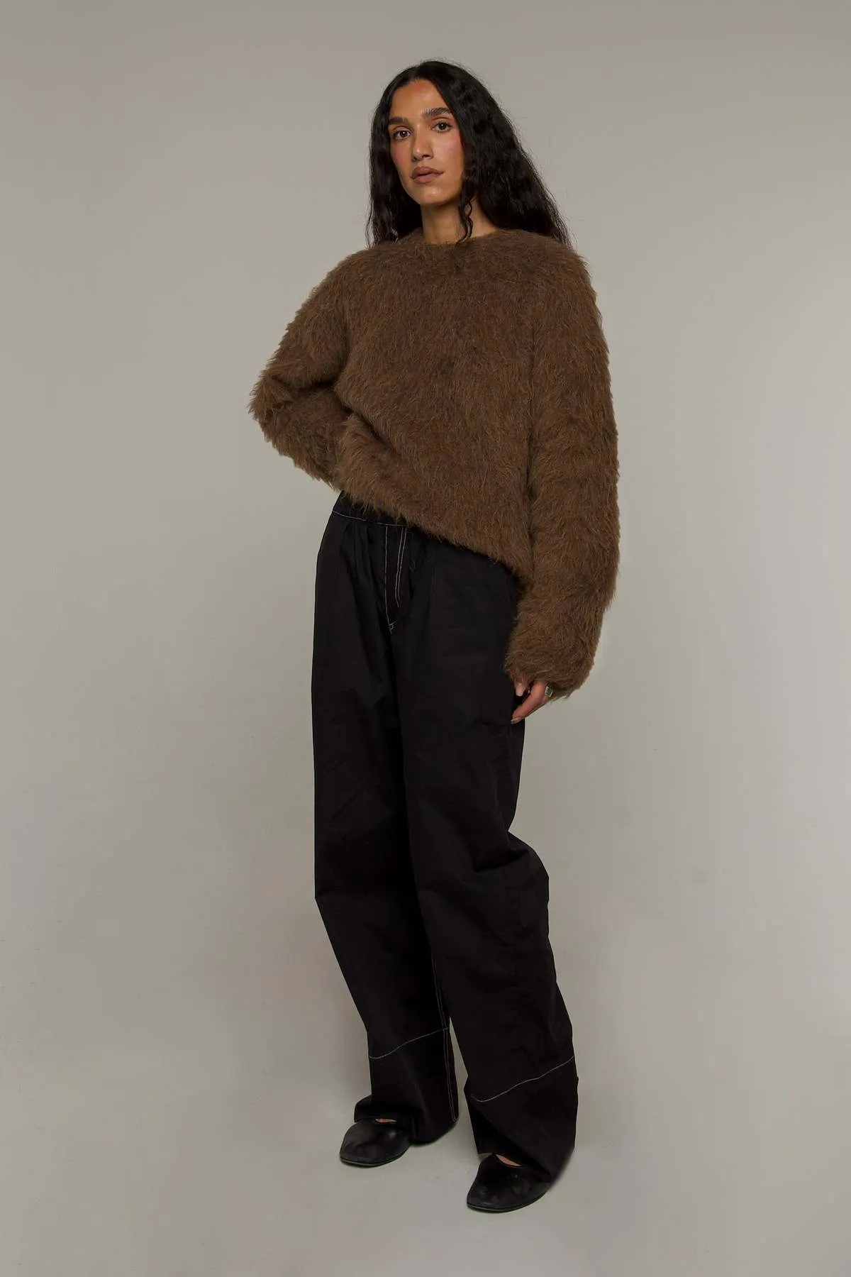 Dakota Alpaca Sweater - Black