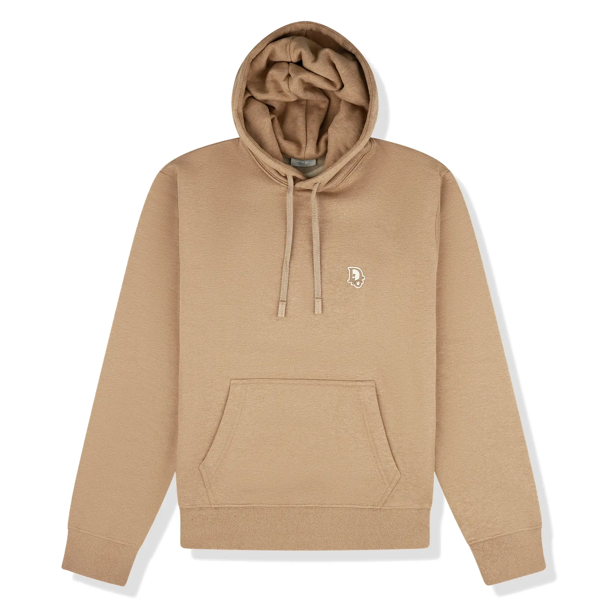 Dior Oblique Patch Cashmere And Wool Beige Hoodie