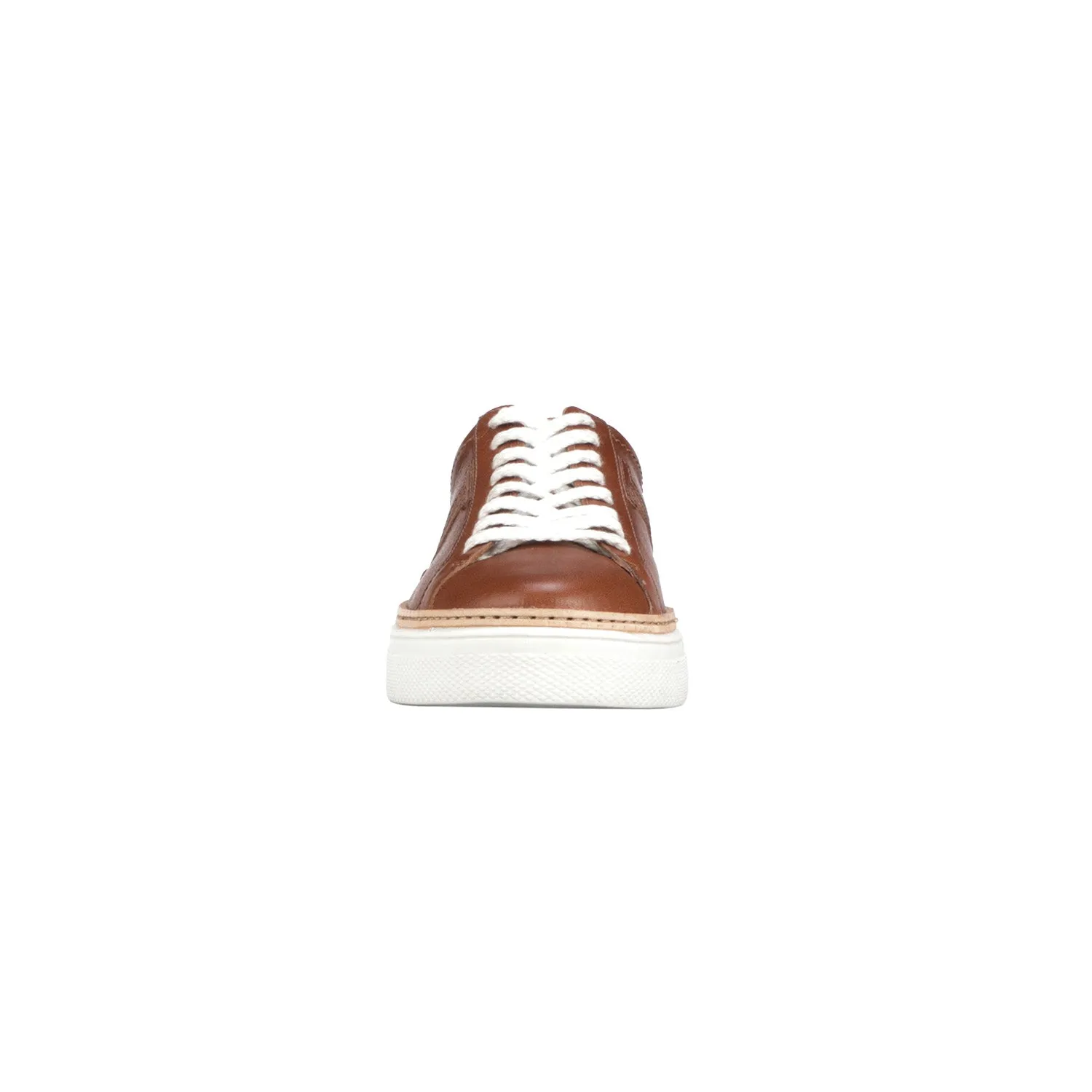 Double L lace Up Sneaker :: Whiskey