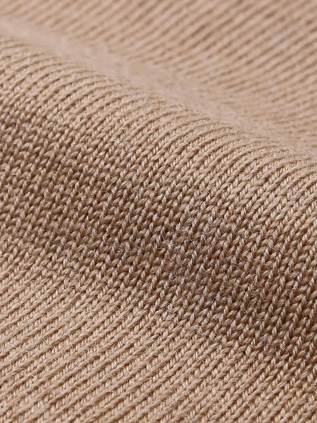 Extrafine Merino Crew Neck Sweater Beige