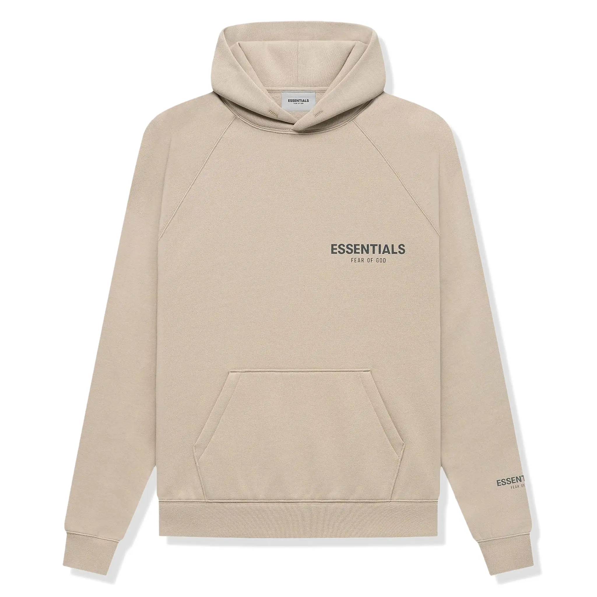 Fear Of God Essentials Core Collection String Tan Hoodie