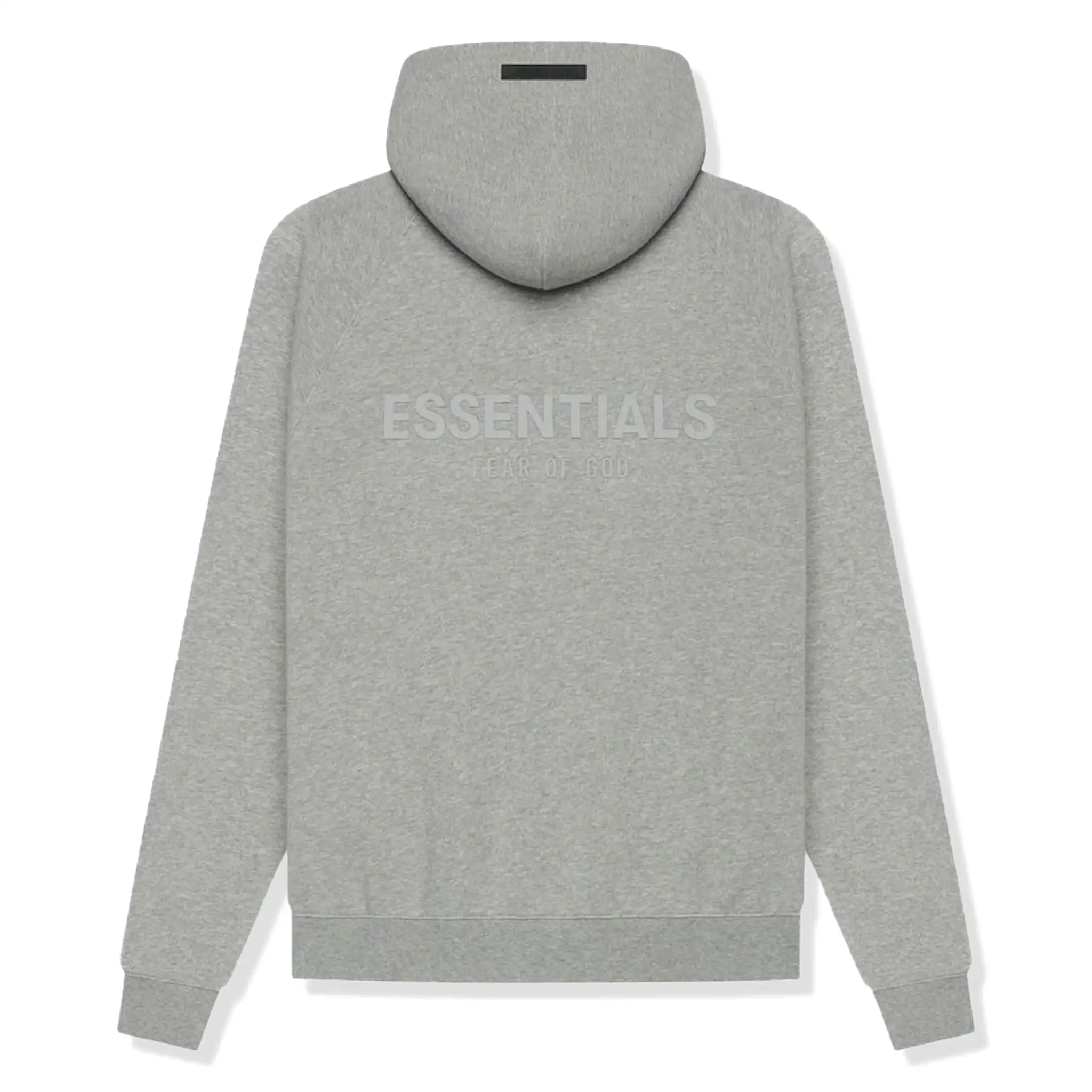 Fear Of God Essentials Dark Heather Oatmeal Hoodie (SS21)