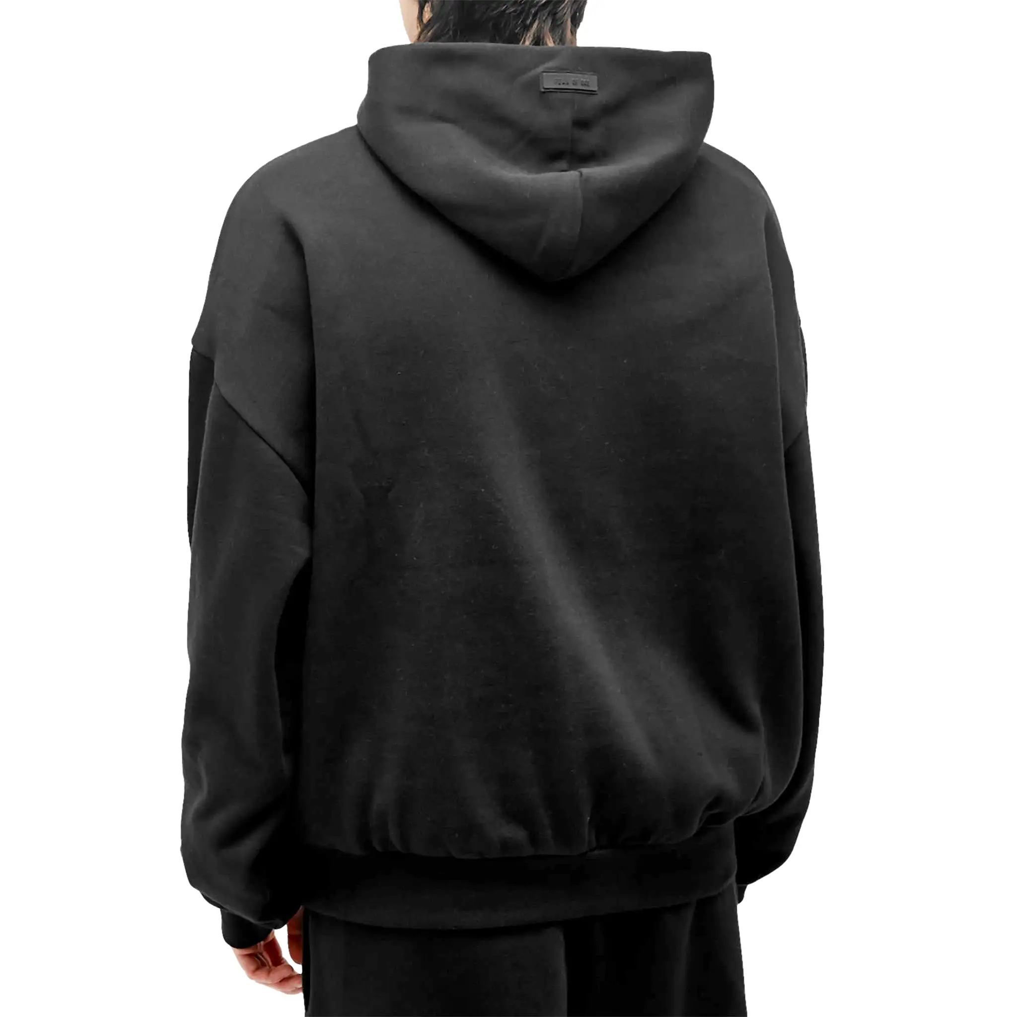 Fear Of God Essentials Jet Black Hoodie (FW23)