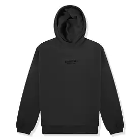 Fear Of God Essentials Jet Black Hoodie (FW23)