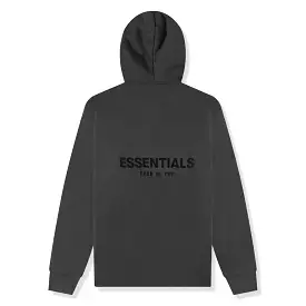 Fear Of God Essentials Relaxed Black Hoodie (SS22)