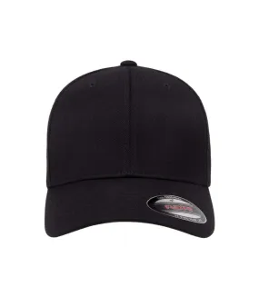 Flexfit by  wool blend baseball cap black Yupoong