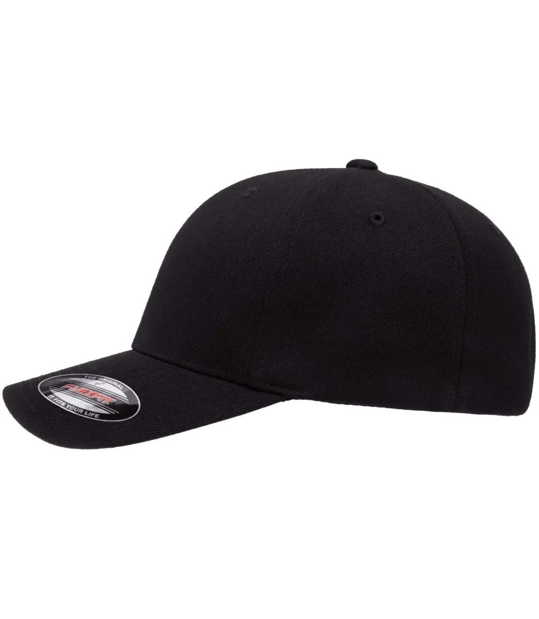 Flexfit by  wool blend baseball cap black Yupoong