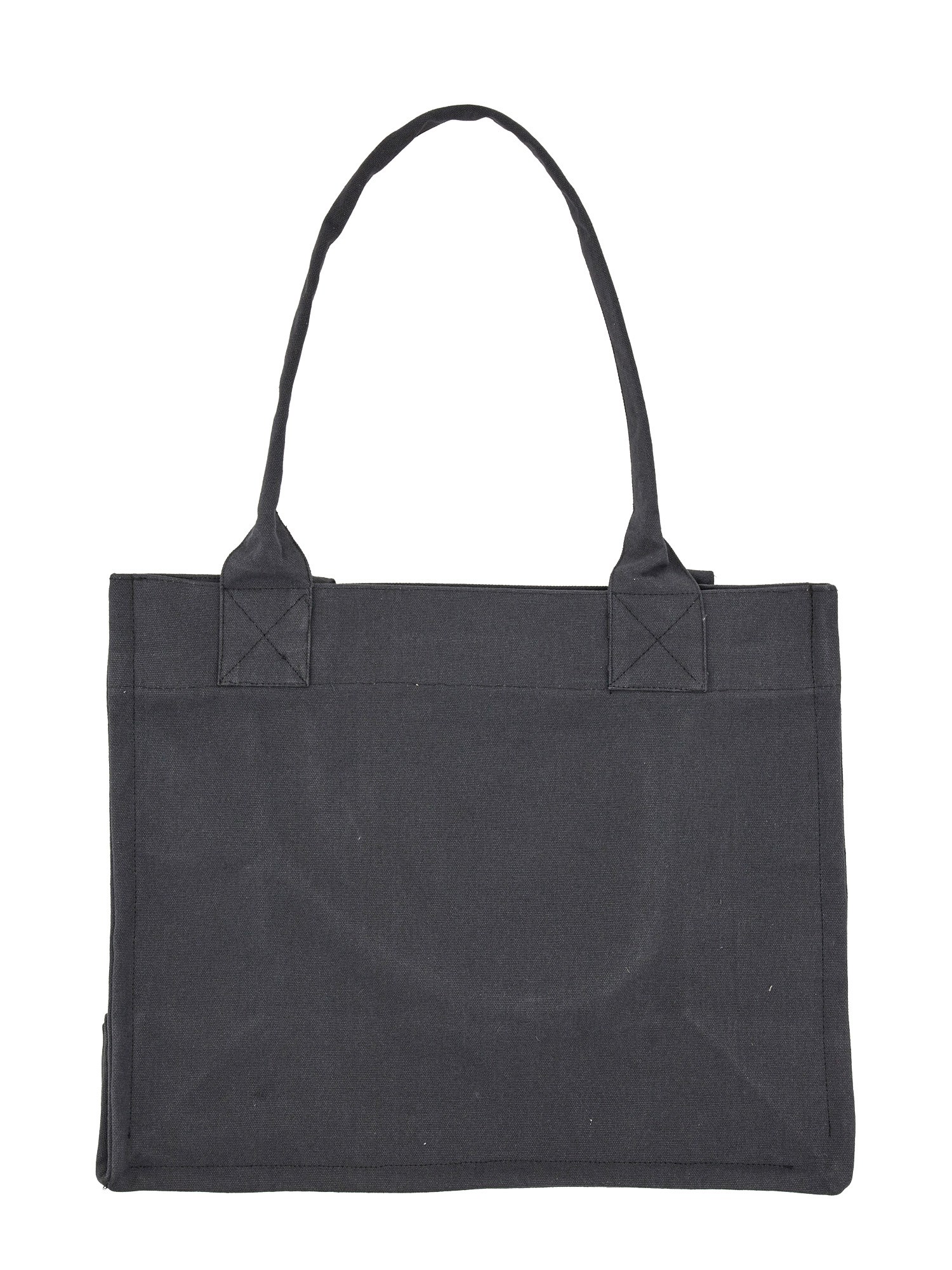 GANNI    LARGE TOTE BAG WITH EMBROIDERED LOGO