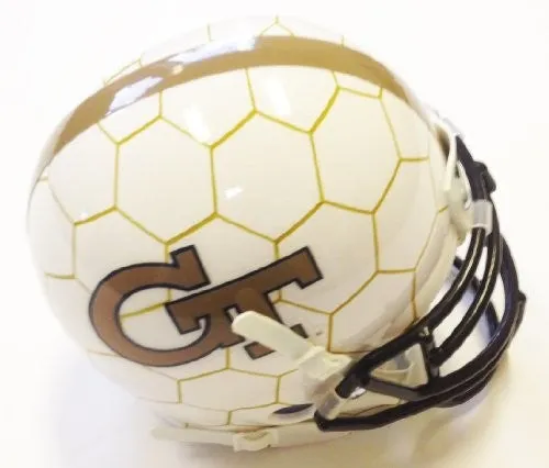 Georgia Tech Yellow Jackets Honeycomb Schutt Mini Helmet